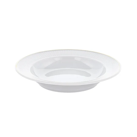 Plissé Tallrik djup 22 cm Ugnsfast porslin
