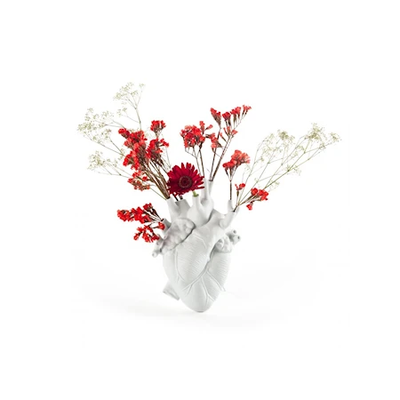 Love in Bloom Vas 16,5x25 cm Porslin Vit