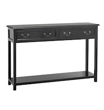 Console with drawers - black