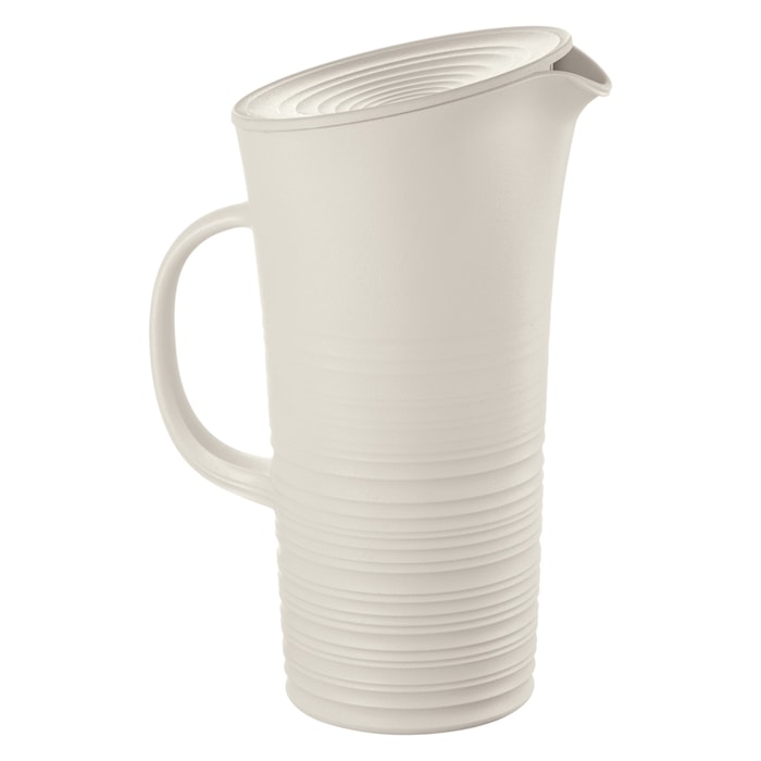 Tierra Pitcher with Lid White 1,8L