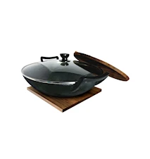 Kuro Chopper 18 cm + Nabe Wok sett