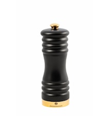 Pepperkvern matt svart/gull 15 cm