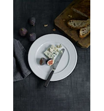 Assiette plate Plissé Ø 22 cm blanc