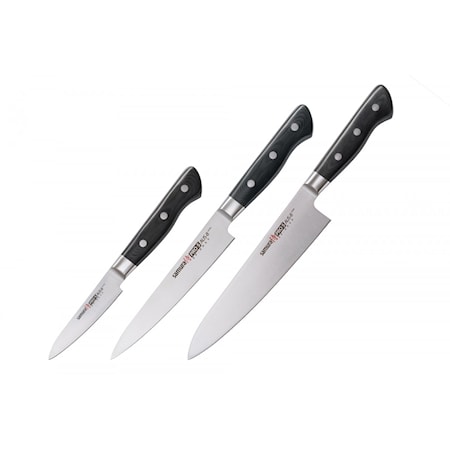 Set di coltelli Pro-S 3 pezzi in confezione regalo