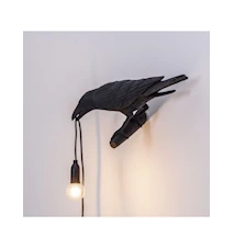 Bird Lamp Vägglampa Vänster 32,8x12,3 cm Harts Svart